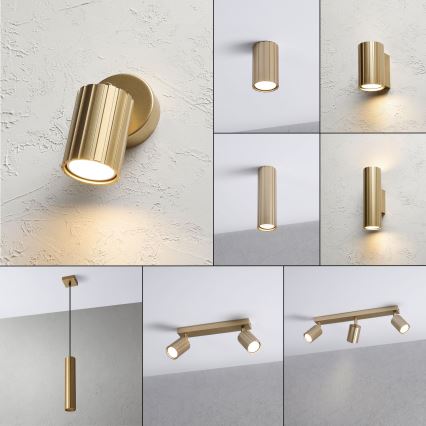 Brilagi - Virziena gaismeklis CRISPINA 1xGU10/10W/230V zelta