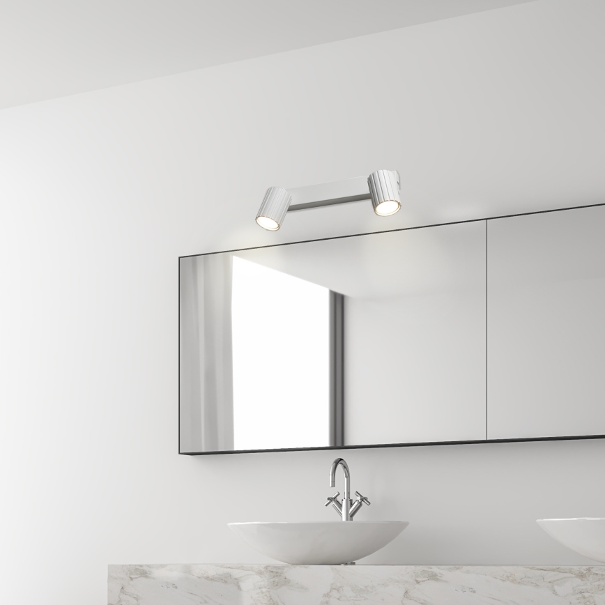 Brilagi - Virziena gaismeklis CRISPINA 2xGU10/10W/230V balts