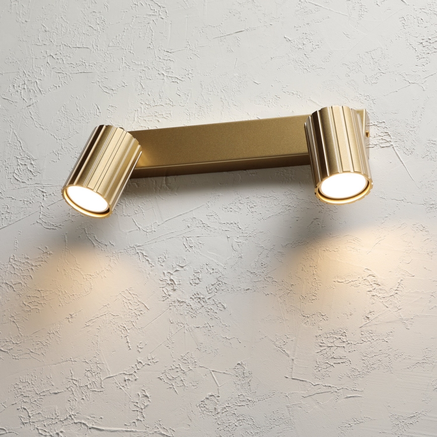 Brilagi - Virziena gaismeklis CRISPINA 2xGU10/10W/230V zelta