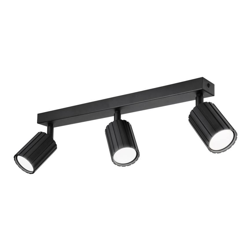 Brilagi - Virziena gaismeklis CRISPINA 3xGU10/10W/230V melns