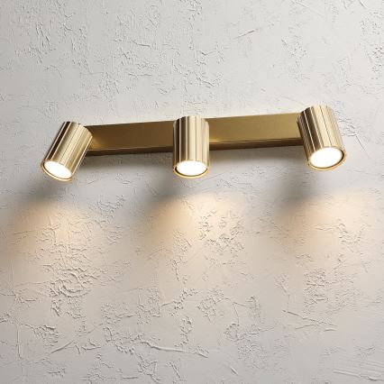 Brilagi - Virziena gaismeklis CRISPINA 3xGU10/10W/230V zelta