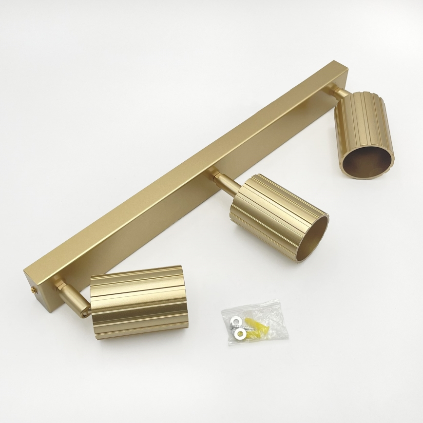 Brilagi - Virziena gaismeklis CRISPINA 3xGU10/10W/230V zelta