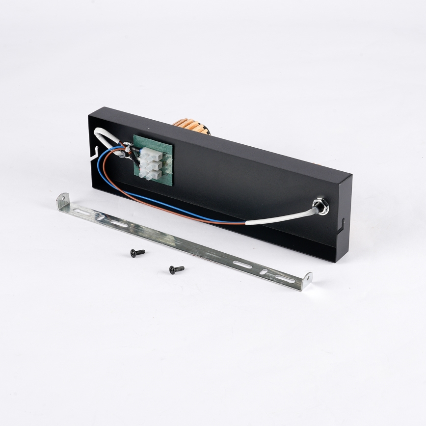 Brilagi - Virziena gaismeklis HYGGE 2xE14/15W/230V melns/dūmains