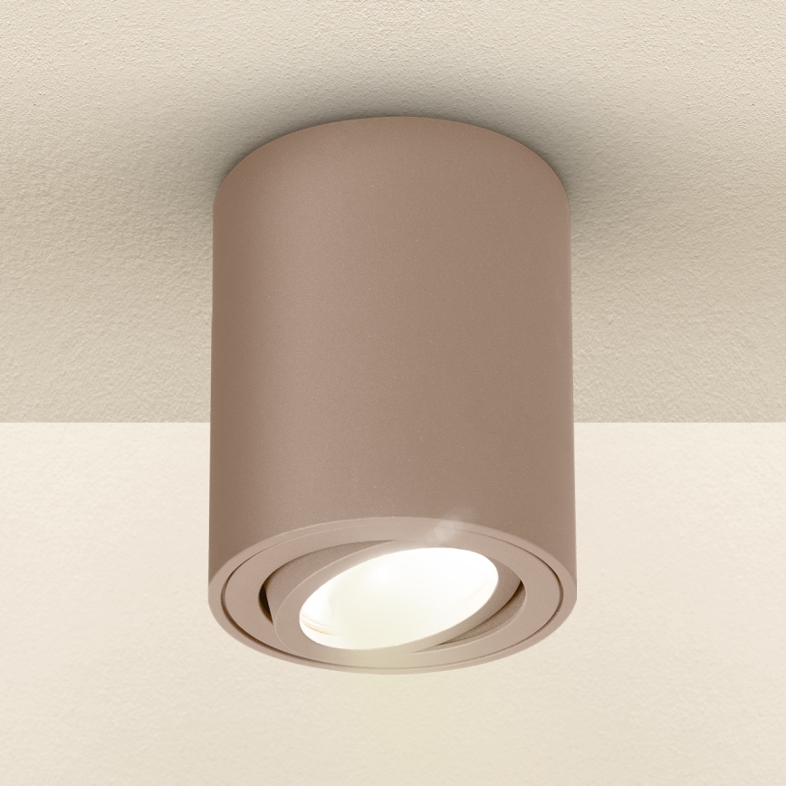 Brilagi - Virziena gaismeklis MIA 1xGU10/30W/230V 100x80 mm bēšs