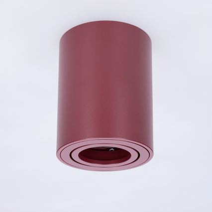 BRILAGI - Virziena gaismeklis MIA 1xGU10/30W/230V 100x80 mm burgundijas krāsas