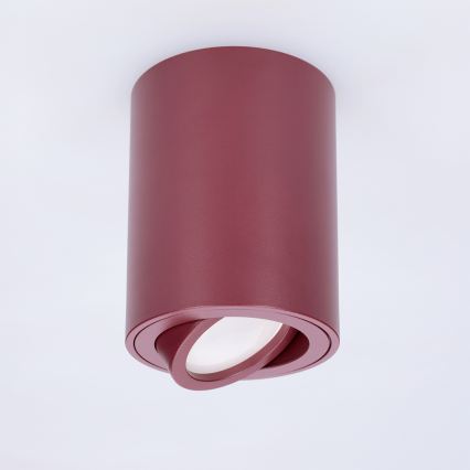 BRILAGI - Virziena gaismeklis MIA 1xGU10/30W/230V 100x80 mm burgundijas krāsas