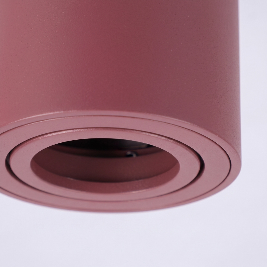BRILAGI - Virziena gaismeklis MIA 1xGU10/30W/230V 100x80 mm burgundijas krāsas