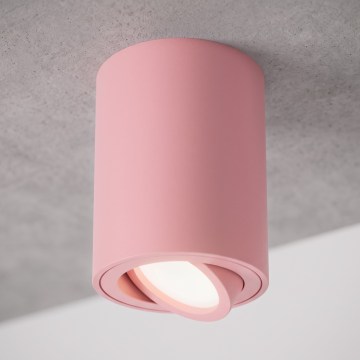 BRILAGI - Virziena gaismeklis MIA 1xGU10/30W/230V 100x80 mm rozā