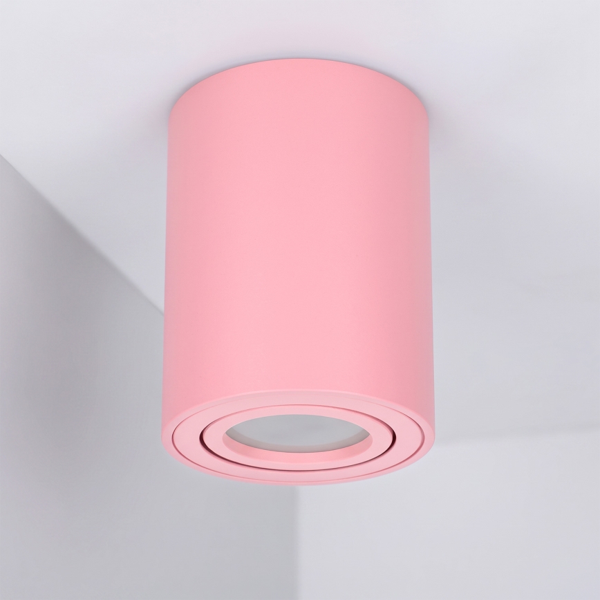 BRILAGI - Virziena gaismeklis MIA 1xGU10/30W/230V 100x80 mm rozā