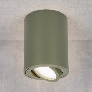 BRILAGI - Virziena gaismeklis MIA 1xGU10/30W/230V 100x80 mm tumši zaļš