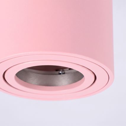 BRILAGI - Virziena gaismeklis MIA 1xGU10/30W/230V 84x80 mm rozā