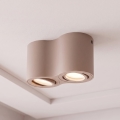 BRILAGI - Virziena gaismeklis MIA DOUBLE 2xGU10/30W/230V bēšs