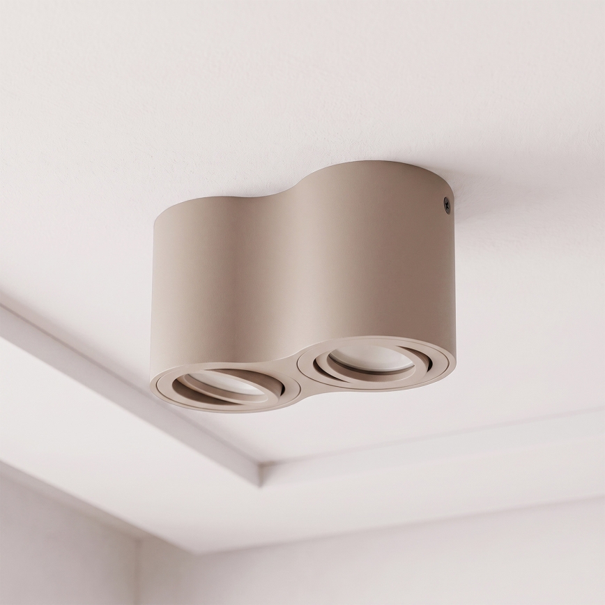 BRILAGI - Virziena gaismeklis MIA DOUBLE 2xGU10/30W/230V bēšs