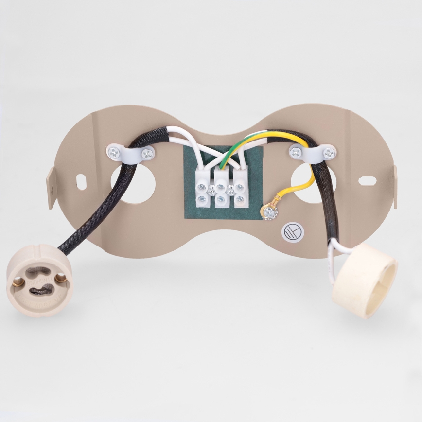 BRILAGI - Virziena gaismeklis MIA DOUBLE 2xGU10/30W/230V bēšs