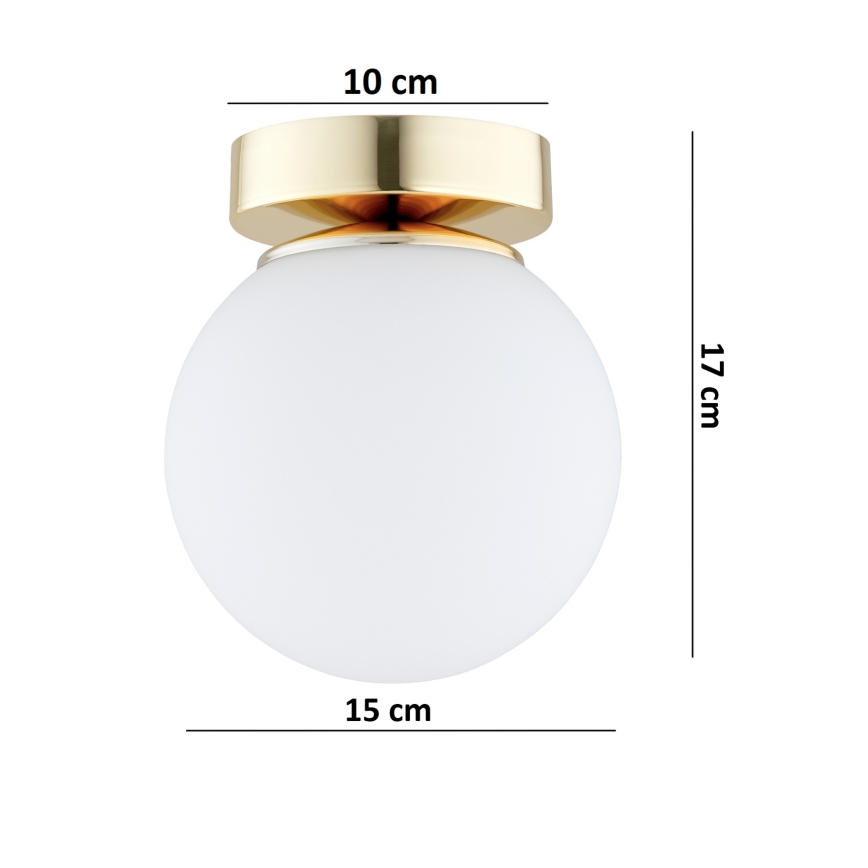 BRILAGI - virziena gaismeklis MILO 1xE27/60W/230V zelta krāsā