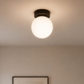 BRILAGI - Virziena gaismeklis MILO 1xE27/60W/230V Ø 15 cm melns