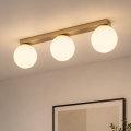 BRILAGI - Virziena gaismeklis MILO 3xE27/60W/230V bēšs/zeltains
