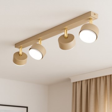 Brilagi - virziena gaismeklis MONO 4xGX53/12W/230V, bēšs