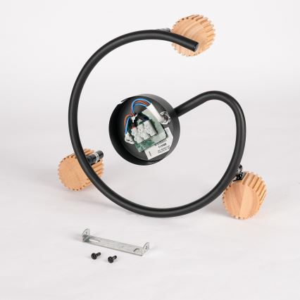 Brilagi - Virziena gaismeklis ODENSE 3xE14/10W/230V koks/melns