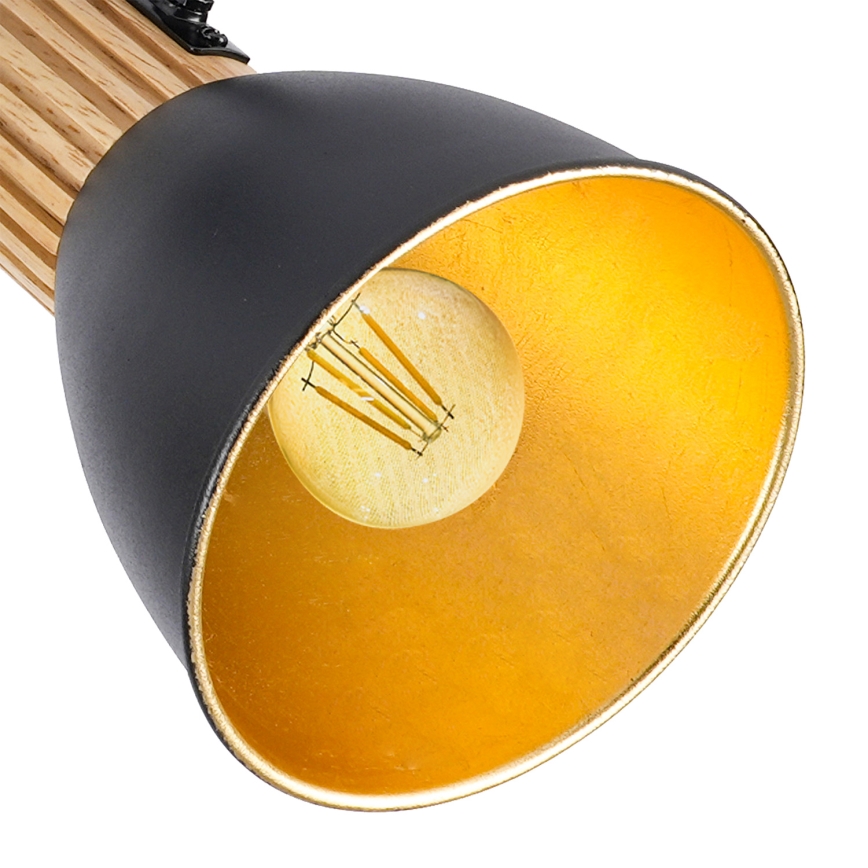 Brilagi - Virziena gaismeklis ODENSE 3xE14/10W/230V koks/melns