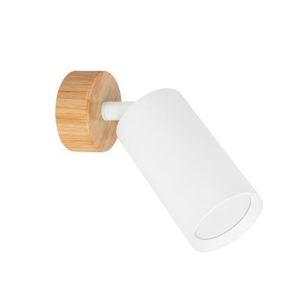 Brilagi - Virziena gaismeklis SELE 1xGU10/30W/230V balts/ozola dekors