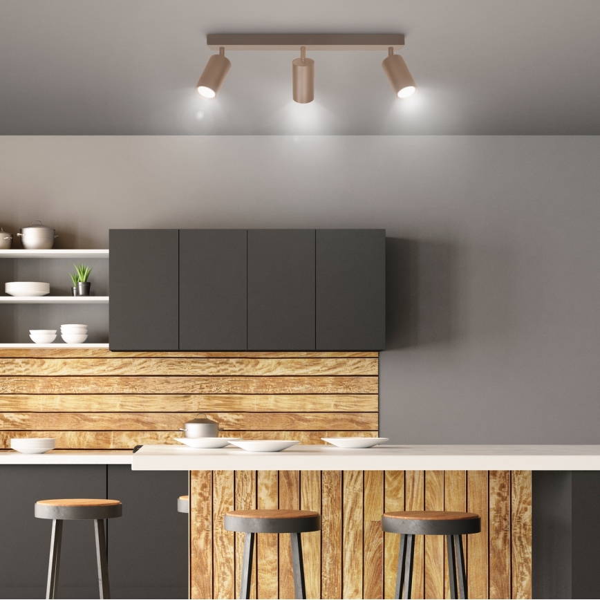 Brilagi - Virziena gaismeklis SELE 3xGU10/30W/230V bēšs