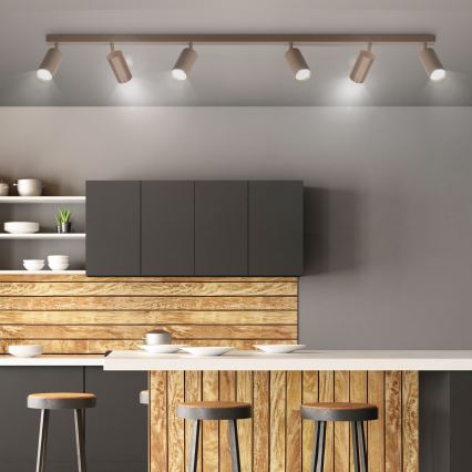 Brilagi - Virziena gaismeklis SELE 6xGU10/30W/230V bēšs