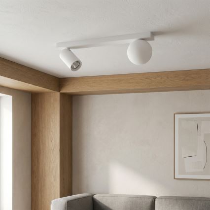 Brilagi - Virziena gaismeklis SELE BALL 1xGU10/30W/230V + 1xG9/10W balts