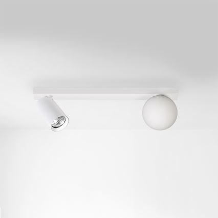 Brilagi - Virziena gaismeklis SELE BALL 1xGU10/30W/230V + 1xG9/10W balts