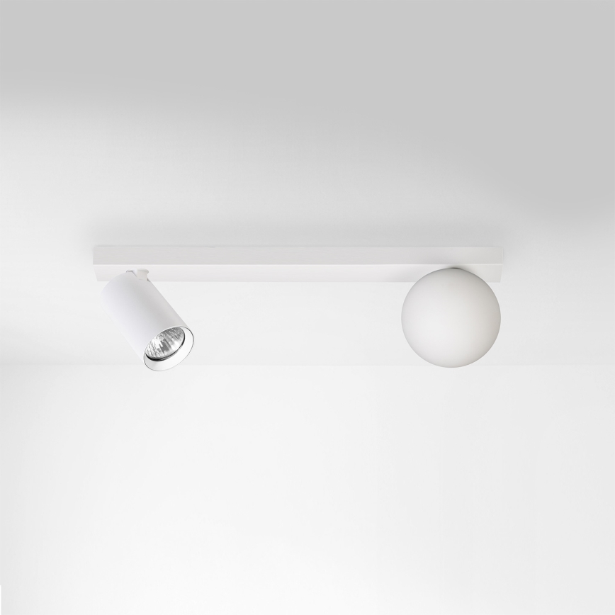 Brilagi - Virziena gaismeklis SELE BALL 1xGU10/30W/230V + 1xG9/10W balts