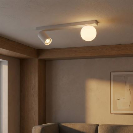Brilagi - Virziena gaismeklis SELE BALL 1xGU10/30W/230V + 1xG9/10W balts