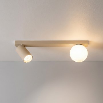 Brilagi - Virziena gaismeklis SELE BALL 1xGU10/30W/230V + 1xG9/10W bēšs
