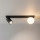 Brilagi - Virziena gaismeklis SELE BALL 1xGU10/30W/230V + 1xG9/10W melns