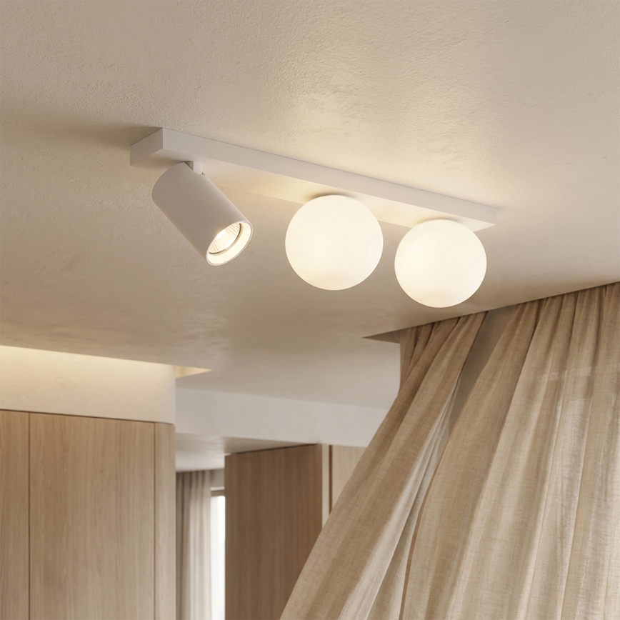 Brilagi - Virziena gaismeklis SELE BALL 1xGU10/30W/230V + 2xG9/10W balts