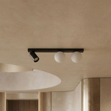 Brilagi - Virziena gaismeklis SELE BALL 1xGU10/30W/230V + 2xG9/10W melns
