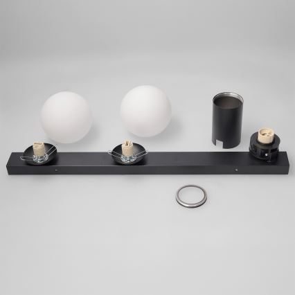 BRILAGI - Virziena gaismeklis SELE BALL 1xGU10/30W/230V + 2xG9/10W melns