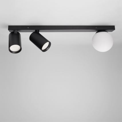 BRILAGI - Virziena gaismeklis SELE BALL 2xGU10/30W/230V + 1xG9/10W melns