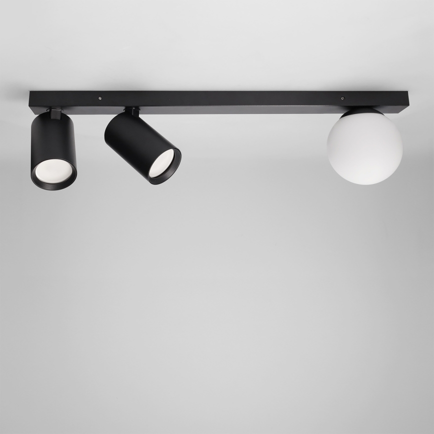 BRILAGI - Virziena gaismeklis SELE BALL 2xGU10/30W/230V + 1xG9/10W melns