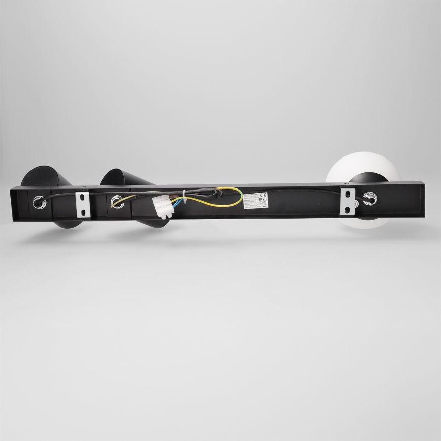 BRILAGI - Virziena gaismeklis SELE BALL 2xGU10/30W/230V + 1xG9/10W melns