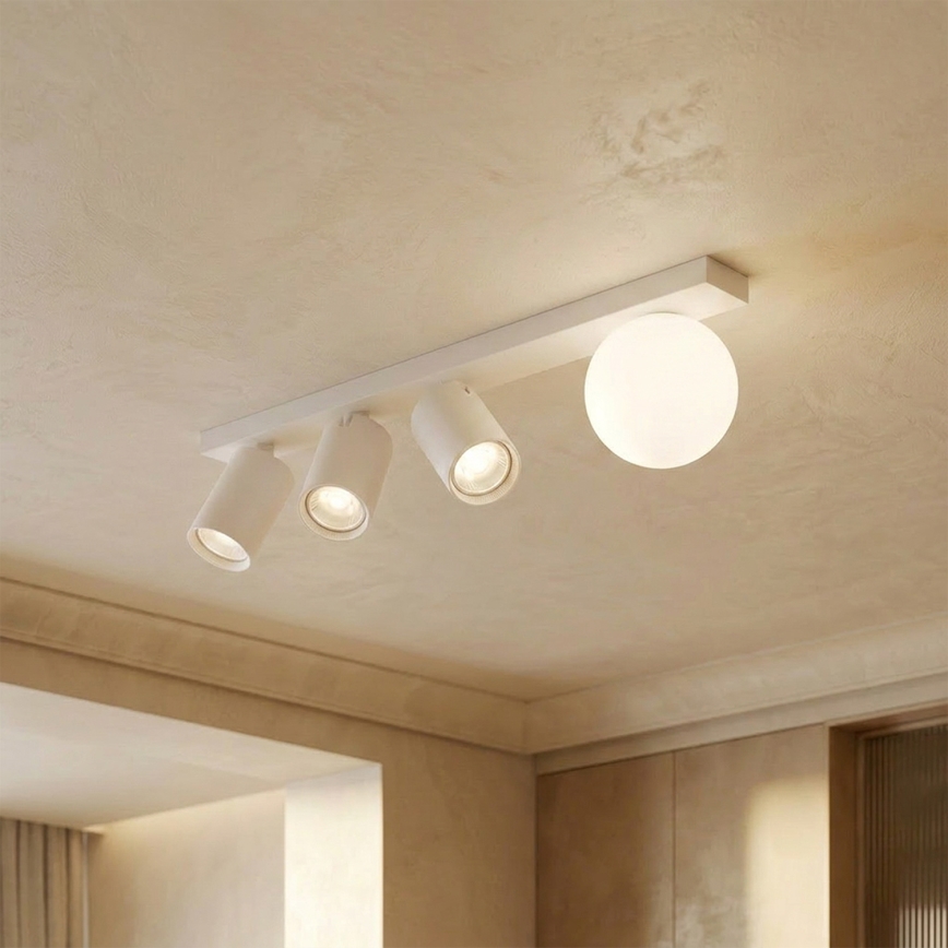 Brilagi - Virziena gaismeklis SELE BALL 3xGU10/30W/230V + 1xG9/10W balts