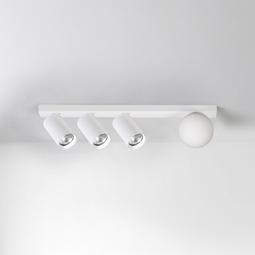 Brilagi - Virziena gaismeklis SELE BALL 3xGU10/30W/230V + 1xG9/10W balts