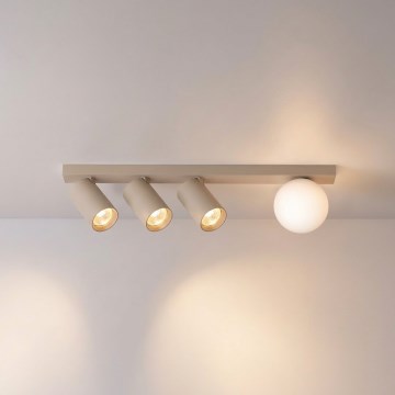 Brilagi - Virziena gaismeklis SELE BALL 3xGU10/30W/230V + 1xG9/10W bēšs