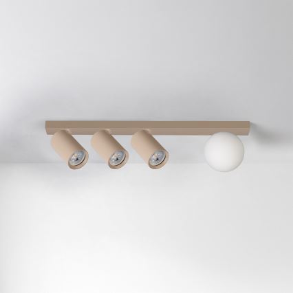 Brilagi - Virziena gaismeklis SELE BALL 3xGU10/30W/230V + 1xG9/10W bēšs