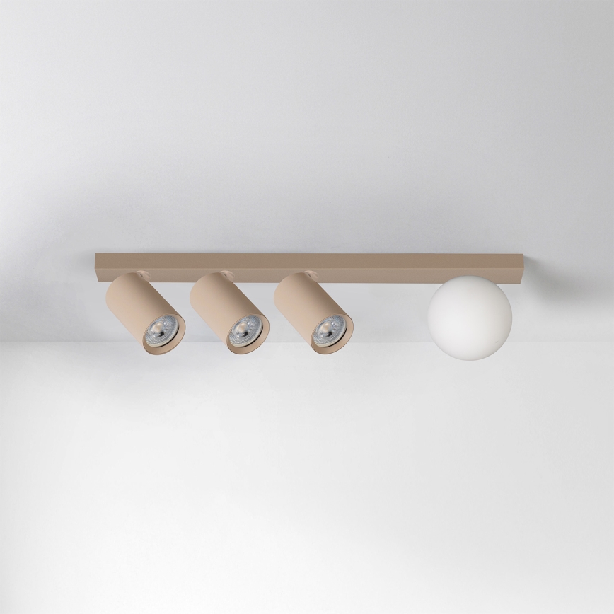 Brilagi - Virziena gaismeklis SELE BALL 3xGU10/30W/230V + 1xG9/10W bēšs