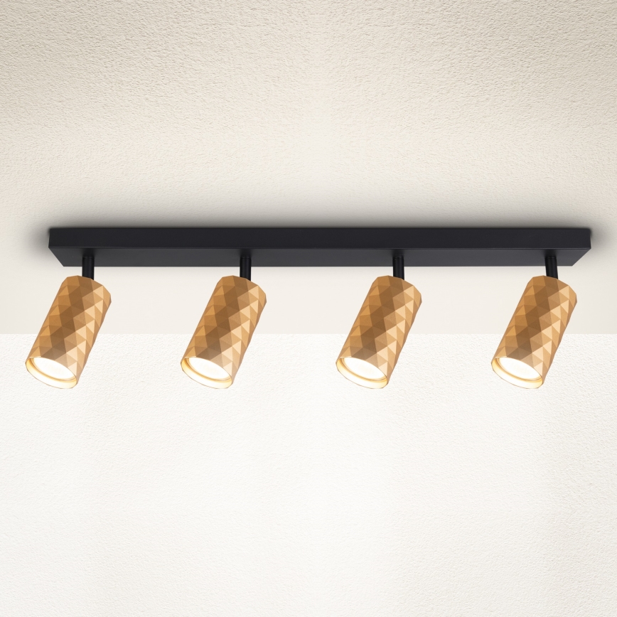 Brilagi - Virziena gaismeklis SELE DIAMANT 4xGU10/30W/230V zelta