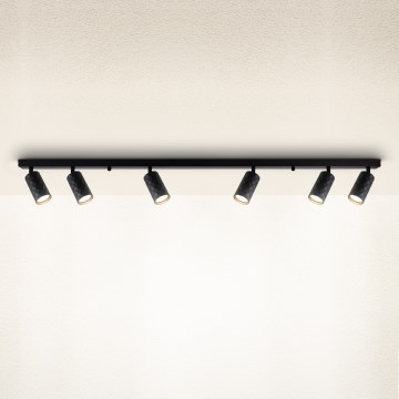 Brilagi - virziena gaismeklis SELE DIAMANT 6xGU10/30W/230V, melns