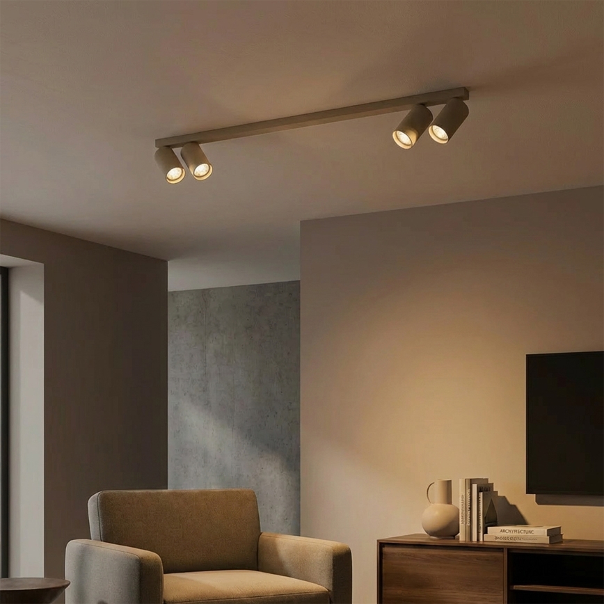 Brilagi - Virziena gaismeklis SELE LONG 4xGU10/30W/230V bēšs