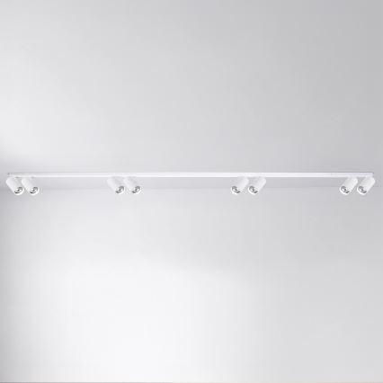 Brilagi - virziena gaismeklis SELE LONG 8xGU10/30W/230V balts