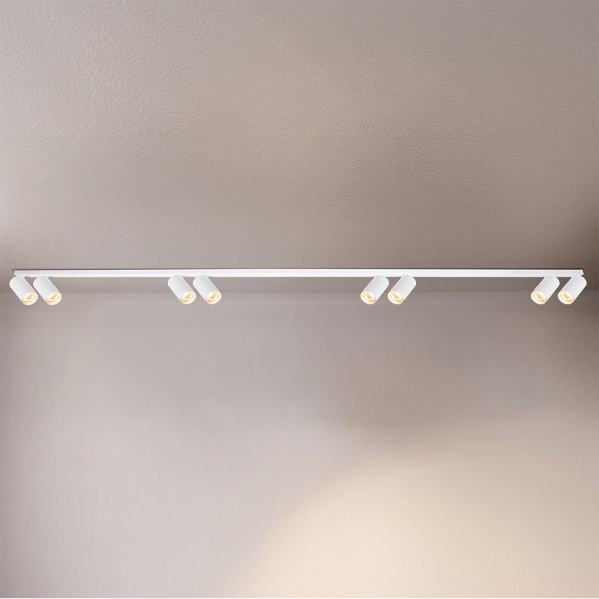 Brilagi - virziena gaismeklis SELE LONG 8xGU10/30W/230V balts
