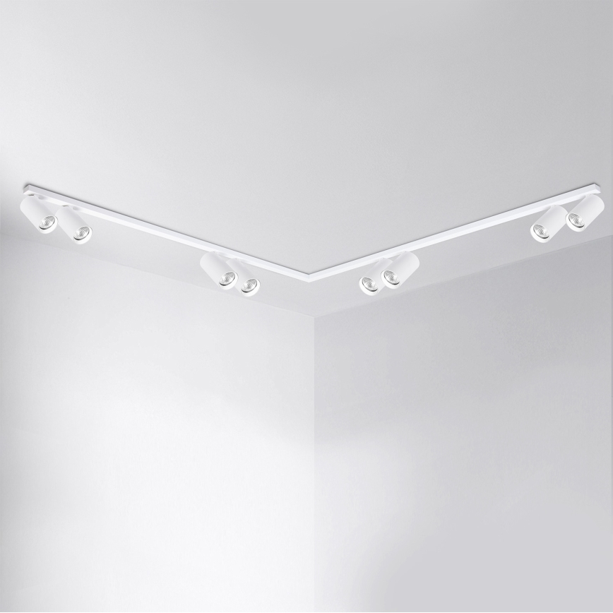 Brilagi - virziena gaismeklis SELE LONG 8xGU10/30W/230V balts